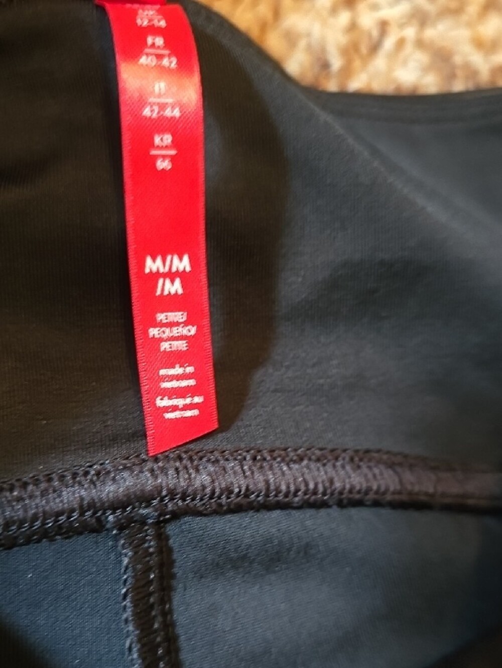 SPANX Black Faux-Leather High-Waist PowerLeggings - Picture 10 of 11
